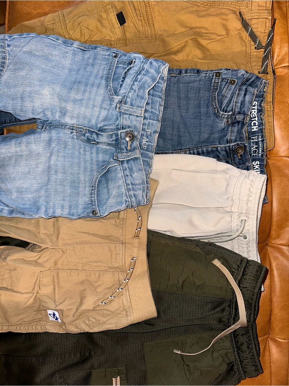 Toddler Boys Capsule Wardrobe Size 4T Long Short Sleeves Shorts Pants Green Navy